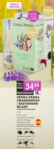 Biedronka Wino Opera Prima Sauvignon Blanc oferta