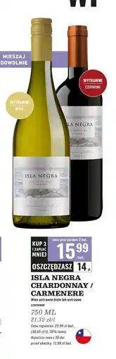 Biedronka Wino Isla Negra Reserva Carmenere oferta
