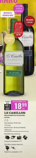 Biedronka Wino Le Carillon Red Medium Sweet oferta