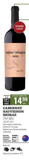 Biedronka Wino Cabernet Sauvignon Shiraz oferta