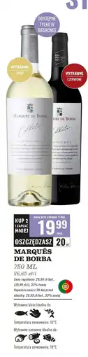Biedronka Wino Marques De Borba Alentejo oferta