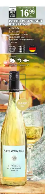 Biedronka Wino bezalkoholowe Peter Weinbach Riesling oferta