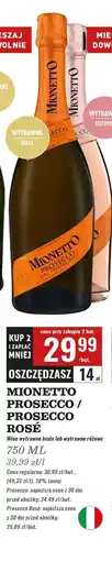 Biedronka Wino Mionetto Prosecco Rose oferta