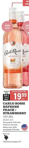 Biedronka Wino Carlo Rossi Refresh Strawberry oferta