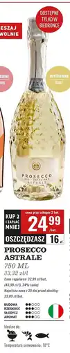 Biedronka Wino Prosecco Astrale oferta