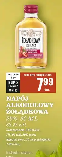 Biedronka Wódka Żołądkowa Gorzka Rześka Arbuz I Limonka oferta