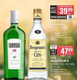 Biedronka Gin Seagram's Extra Dry oferta