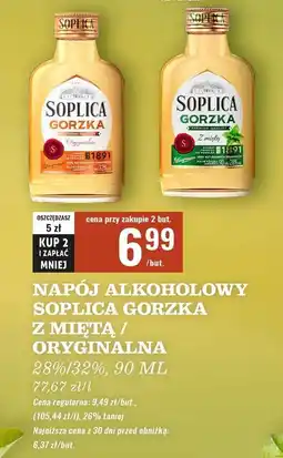 Biedronka Liker 28% Soplica Gorzka Z Miętą oferta