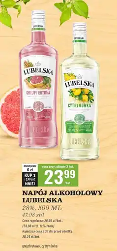Biedronka Wódka Lubelska Cytrynówka oferta