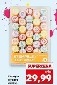 Kaufland Stemple polski alfabet 35 el oferta