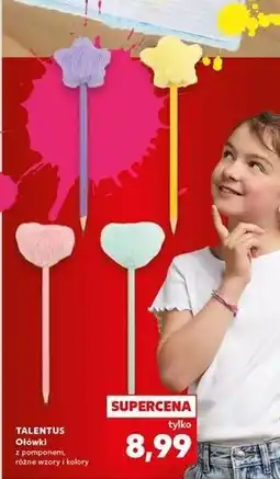 Kaufland Ołówek zakończony pomponem Talentus oferta