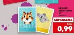 Kaufland Kołonotatnik a7/40 kartek Herlitz oferta
