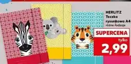 Kaufland Teczka a4 z gumką Herlitz oferta