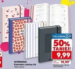 Kaufland Kalendarz książkowy a6 Interdruk oferta