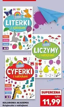 Kaufland Kolorowa akademia literki z naklejkami oferta