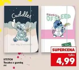 Kaufland Teczka z gumką a4 stitch Beniamin oferta