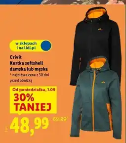 Lidl Kurtka softshell Crivit oferta