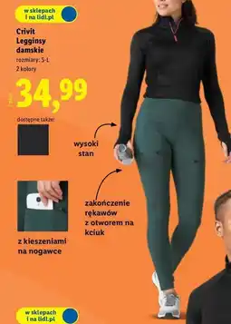 Lidl Legginsy termiczne damskie s-l Crivit oferta