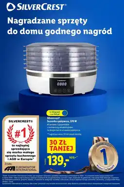 Lidl Suszarka spozywcza 370w Silvercrest oferta