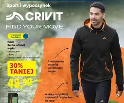 Lidl Kurtka softshell męska m-xl Crivit oferta
