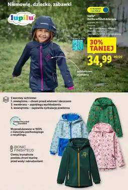 Lidl Kurtka chłopięca softshell 86-128 Lupilu oferta