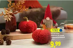 Lidl Dekoracja jesienna Livarno Home oferta