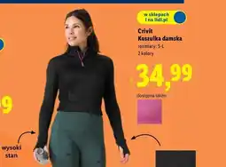Lidl Koszulka damska s-l Crivit oferta