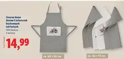 Lidl Fartuch kuchenny Livarno Home oferta