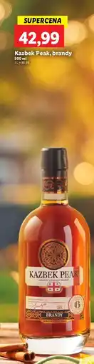 Lidl Brandy Kazbek Peak Aged 6 Months oferta