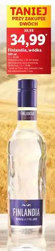 Lidl Wódka Finlandia Vodka Of Finland oferta