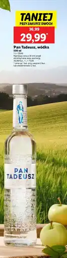 Lidl Wódka Pan Tadeusz oferta