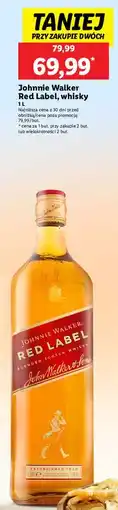 Lidl Whisky Johnnie Walker Red Label oferta