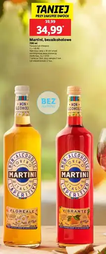 Lidl Vermouth bezalkoholowy Martini Vibrante oferta