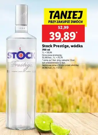 Lidl Wódka Stock Prestige oferta