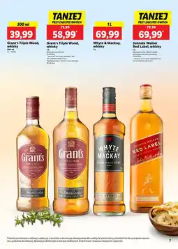 Lidl Whisky Grant's Triple Wood oferta