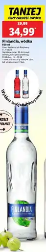 Lidl Wódka Finlandia Raspberry Fusion oferta