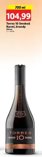 Lidl Brandy Torres 10 oferta