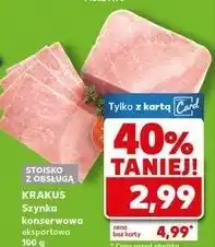 Kaufland Szynka konserwowa eksportowa Krakus Animex oferta