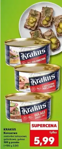 Kaufland Gulasz angielski Krakus Animex oferta