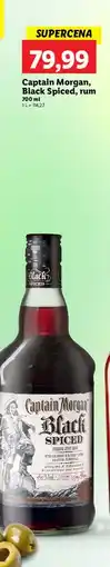Lidl Rum Captain Morgan Black Spiced oferta