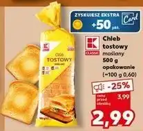 Kaufland Chleb tostowy maślany K-Classic oferta