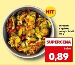 Kaufland Surówka ze świeżych ogórków z papryką czerwoną i chilli oferta