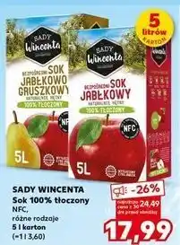 Kaufland Sok jabłkowo-gruszkowy Sady Wincenta oferta
