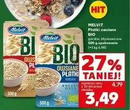 Kaufland Płatki owsiane górskie Melvit Bio oferta