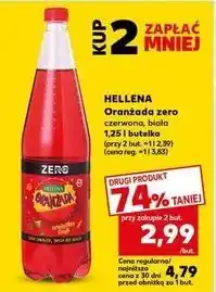 Kaufland Oranżada biała zero Hellena oferta