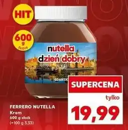 Kaufland Krem czekoladowo-orzechowy Nutella oferta