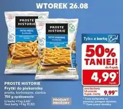 Kaufland Frytki cienkie do piekarnika Iglotex Proste Historie oferta