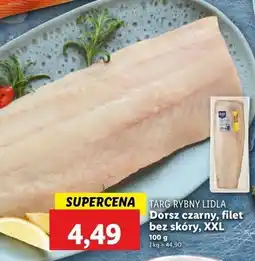 Lidl Dorsz czarny filet bez skóry Targ Rybny Lidla oferta