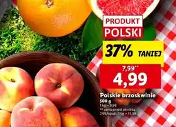Lidl Brzoskwinie polska oferta