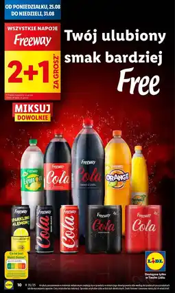 Lidl Napój gazowany orange Freeway oferta